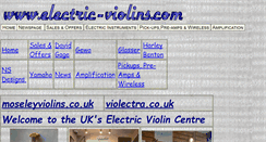 Desktop Screenshot of electric-violins.com